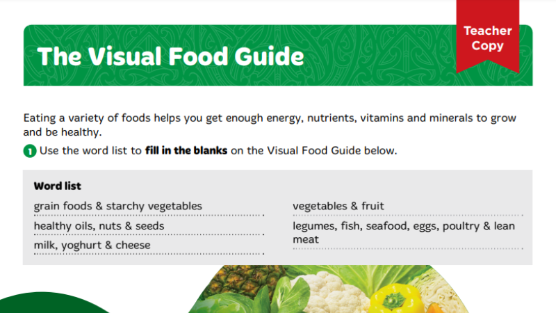 Visual Food Guide teacher copy Y7 L2 v2