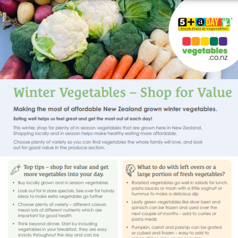 Winter Vegetables Shop for Value